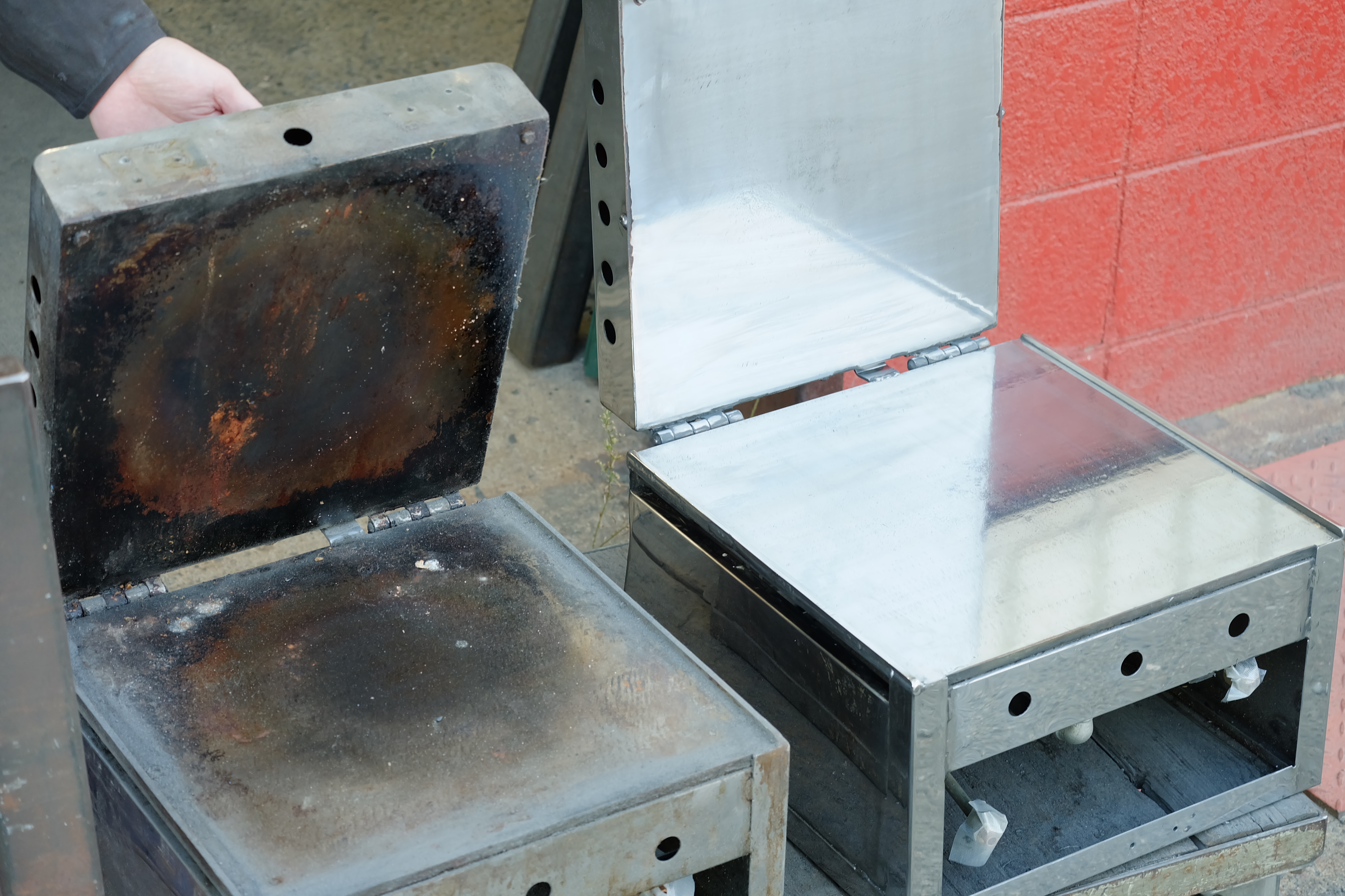 厨房器具の再研磨事例